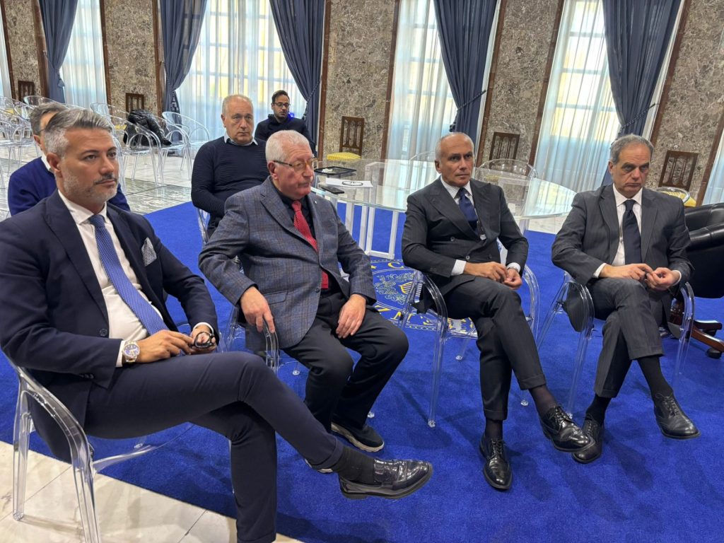 Francesco Serra, Sandro Principe, Franz Caruso e Damiano Covelli