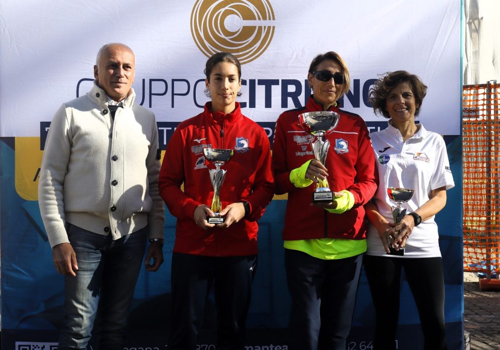 Podio femminile con Franz Caruso