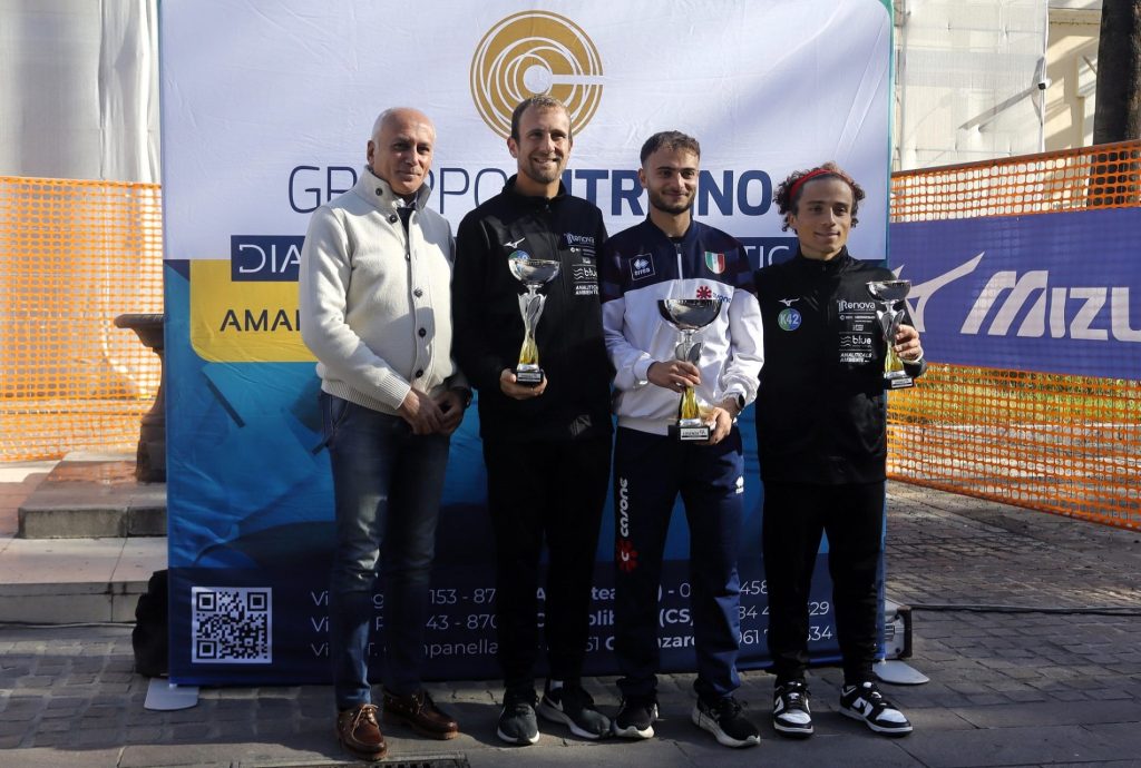 Podio maschile con Franz Caruso
