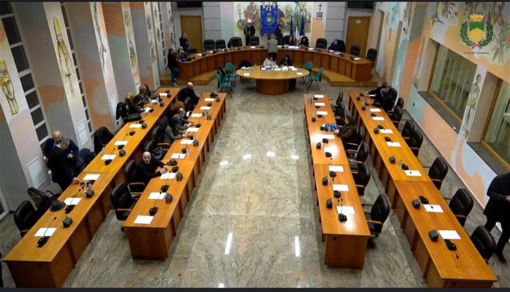 Aula Consiglio comunale Cosenza