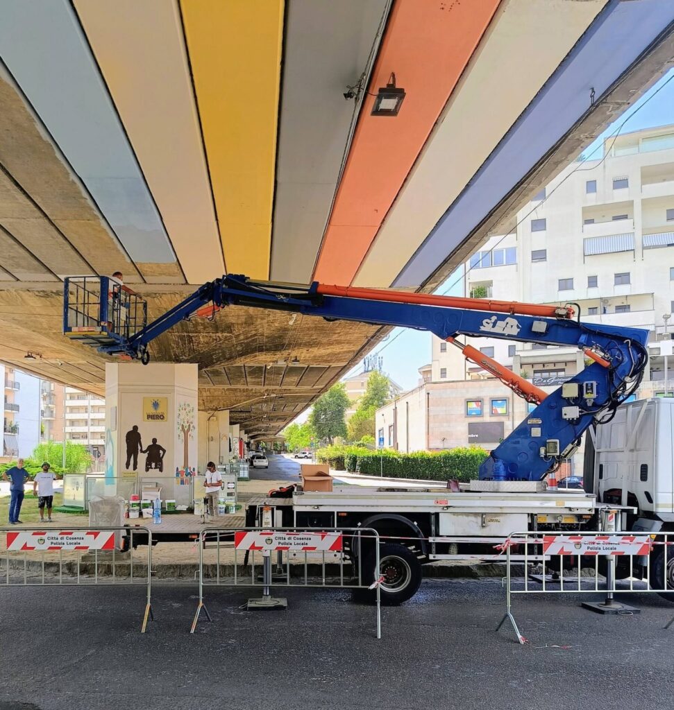 Via Padre Giglio_lavori sottoponte 3
