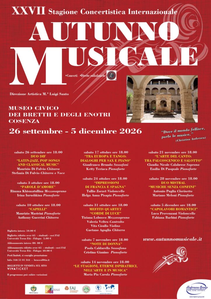 locandina autunno musicale 2026