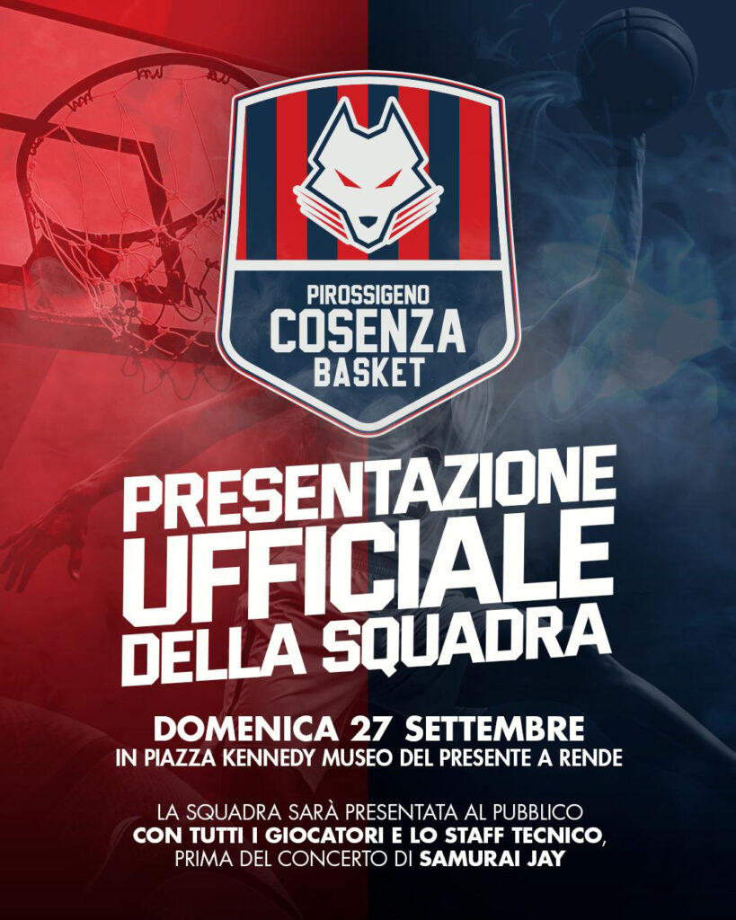 locandina presentazione squadra