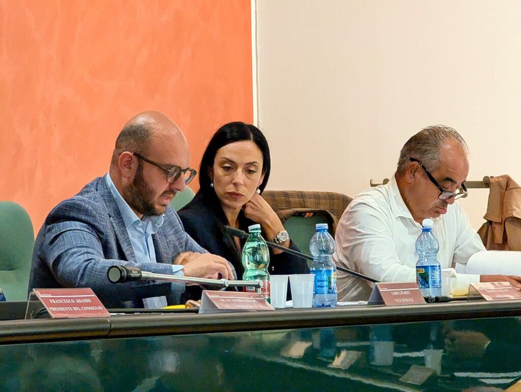 Consiglio comunale Rende 06102026_Fabio Liaproti, Veronica Stellato e Andrea Cuzzocrea