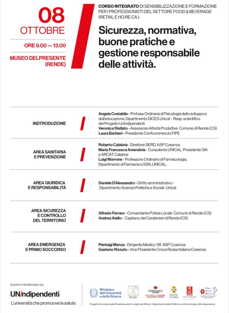 Locandina Corso di formazione del 8 ottobre