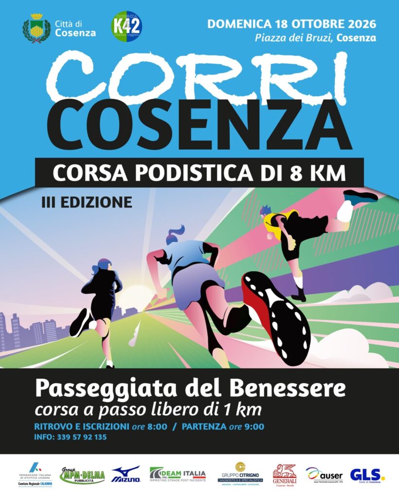 locandina Corri Cosenza bis